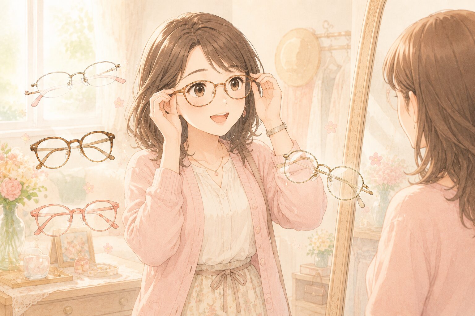 メガネをファッションとして楽しむ大人になったアイ